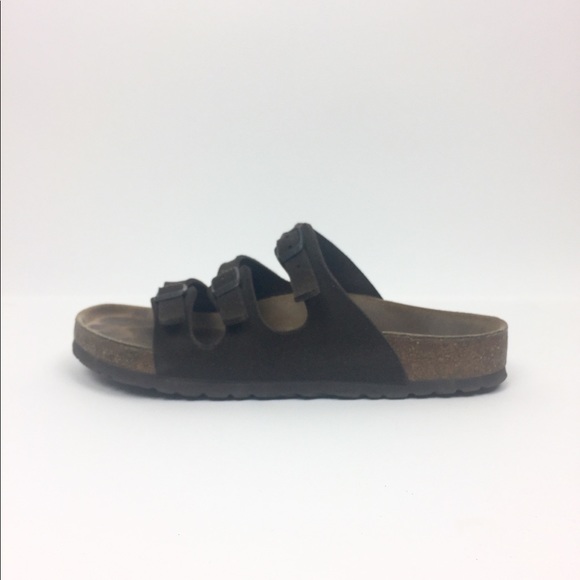 Birkenstock Shoes - Birkenstock 39 Sandals Florida Brown Leather sz 9